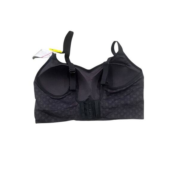 Playtex Secrets Seamless Comfort Bra Black Ultra Soft 4831 Size Medium Wireless - Picture 4 of 6